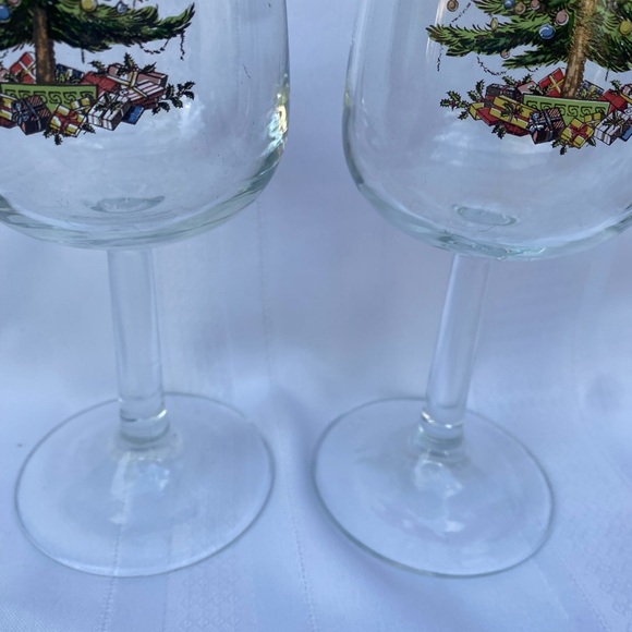 Spode Christmas Tree Crystal Stemware - Picture 5 of 9